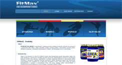 Desktop Screenshot of fitmax.pl